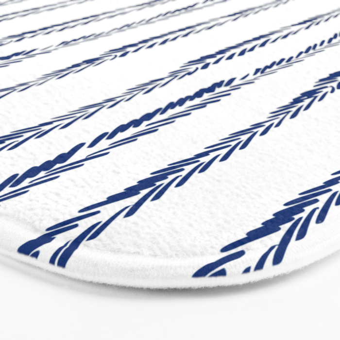 Nautical Herringbone Bath Mat Gallery Image 3