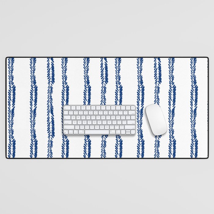 Nautical Herringbone Desk Mat Gallery Image 1