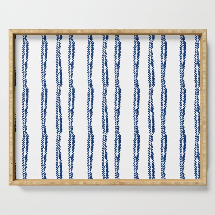 Nautical Herringbone Serving Tray Gallery Image 1