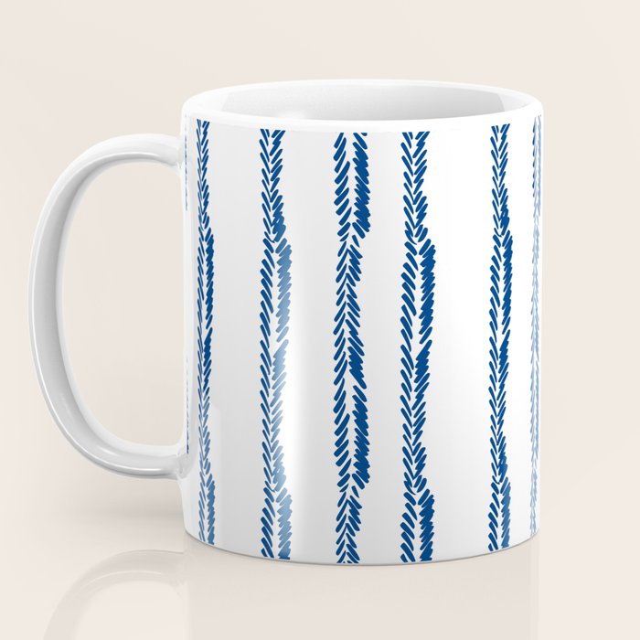 Nautical Herringbone Coffee Mug Gallery Image 3