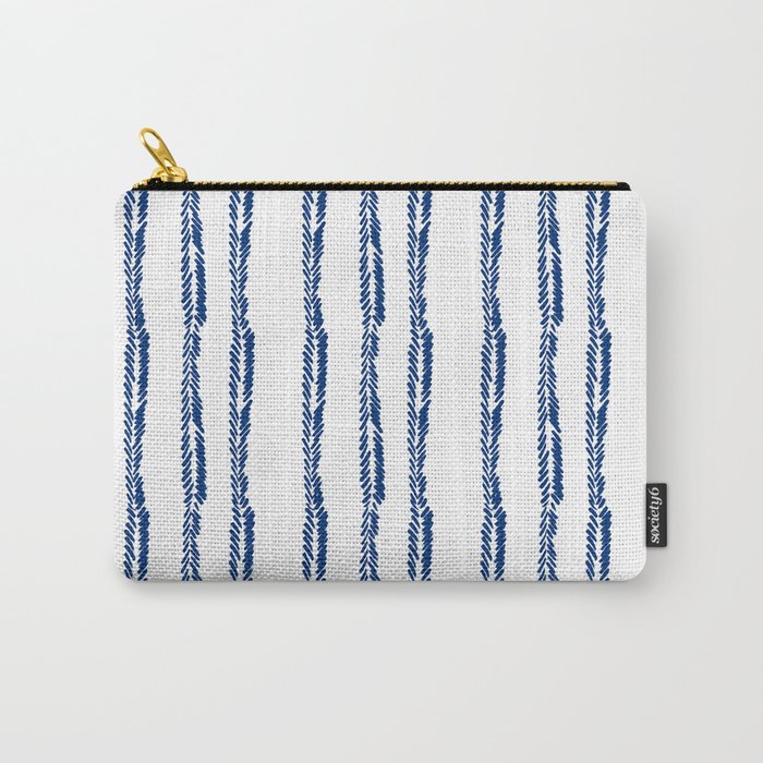 Nautical Herringbone Carry All Pouch Gallery Image 1
