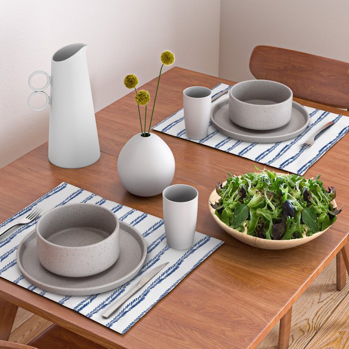 Nautical Herringbone Placemat Gallery Image 2