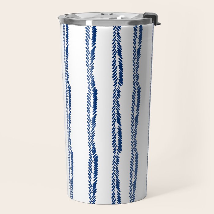 Nautical Herringbone Travel Mug Gallery Image 2