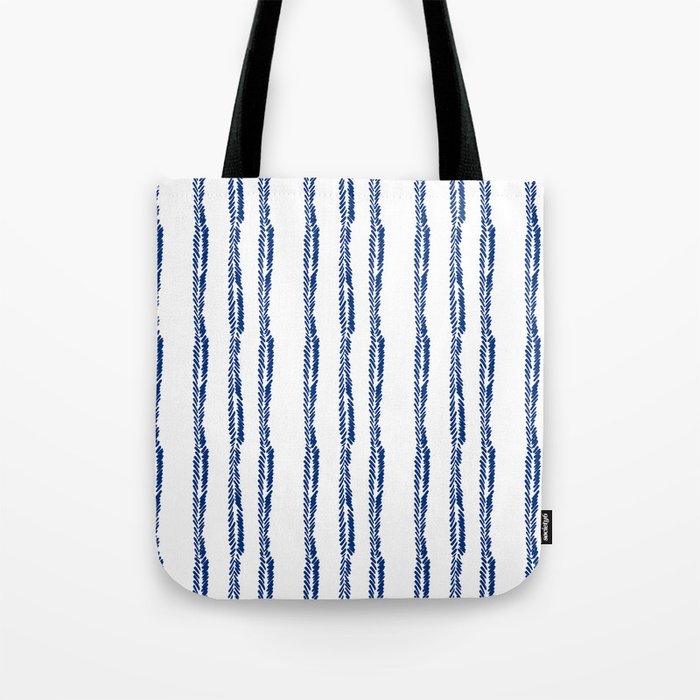 Nautical Herringbone Tote Bag Gallery Image 1