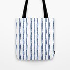 Nautical Herringbone Tote Bag Gallery Image 1