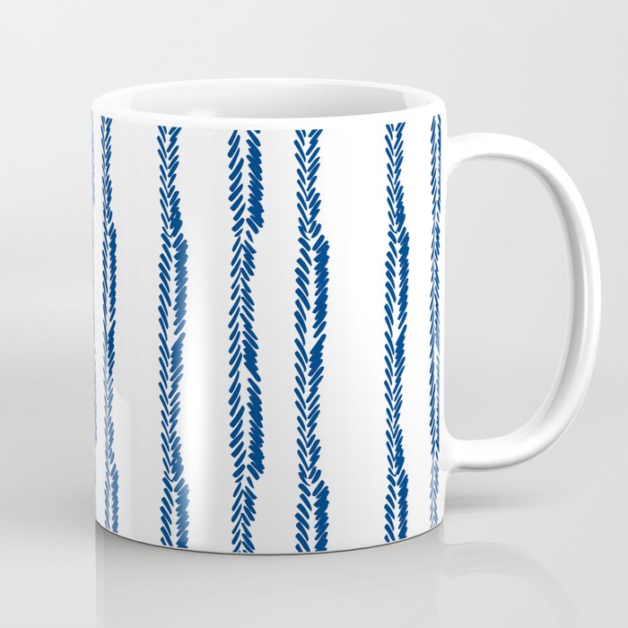 Nautical Herringbone Coffee Mug Gallery Image 1