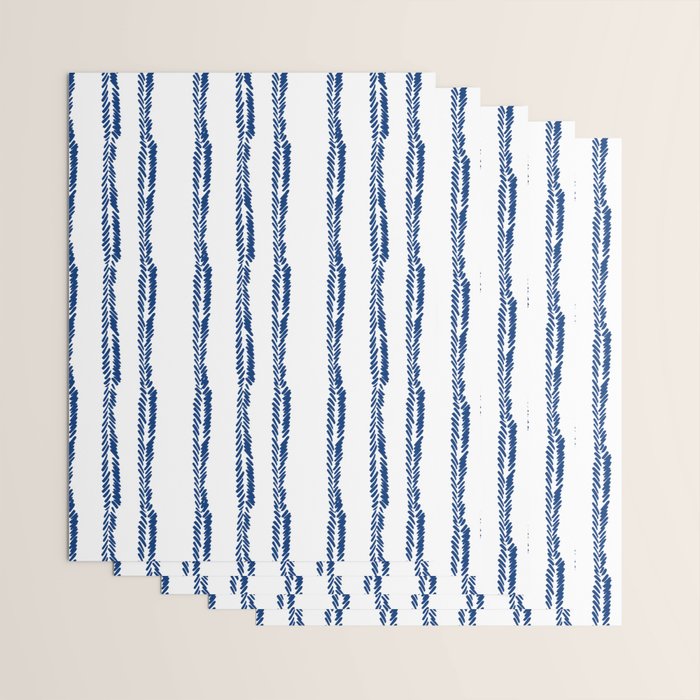 Nautical Herringbone Wrapping Paper Gallery Image 3