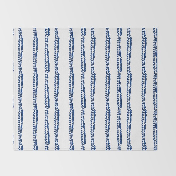 Nautical Herringbone Throw Blanket Gallery Image 2