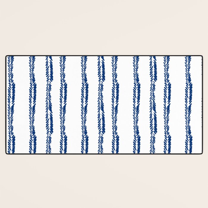 Nautical Herringbone Desk Mat Gallery Image 3