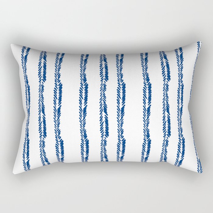 Nautical Herringbone Rectangular Pillow Gallery Image 1