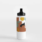 The Cat and The Sun II Water Bottle Gallery Image 2