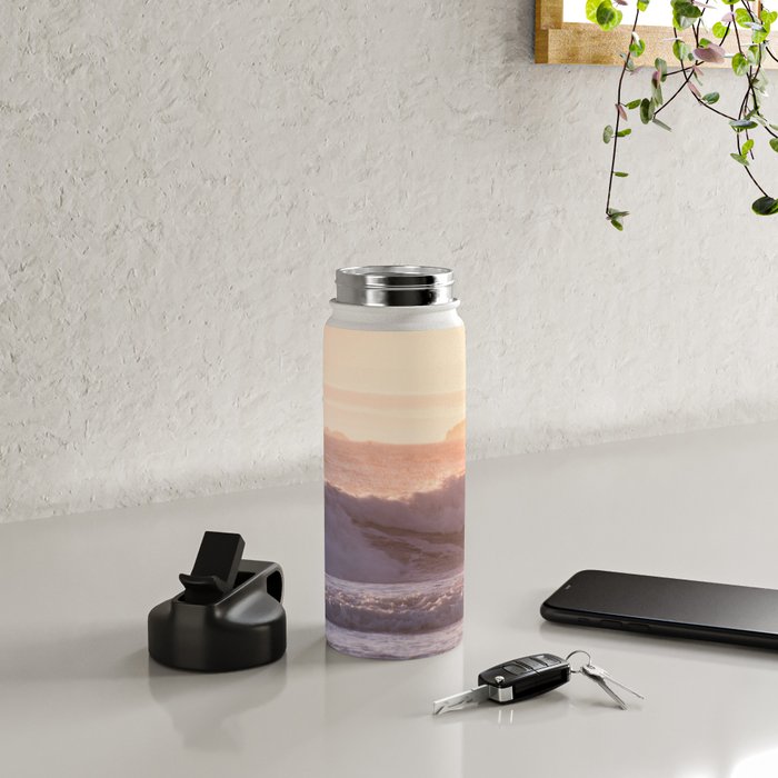 Ocean sunset Water Bottle Gallery Image 4