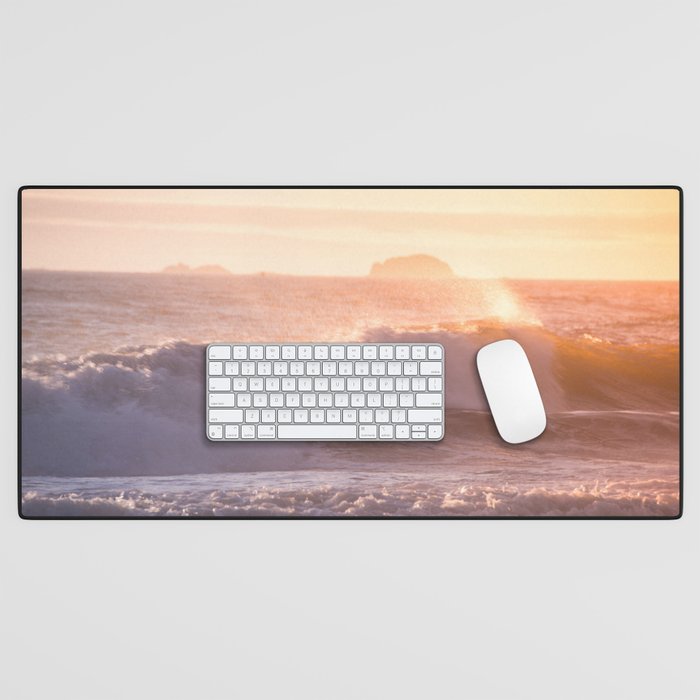 Ocean sunset Desk Mat Gallery Image 1