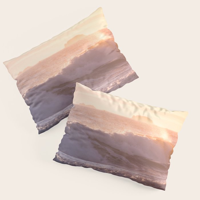 Ocean sunset Pillow Sham Gallery Image 1