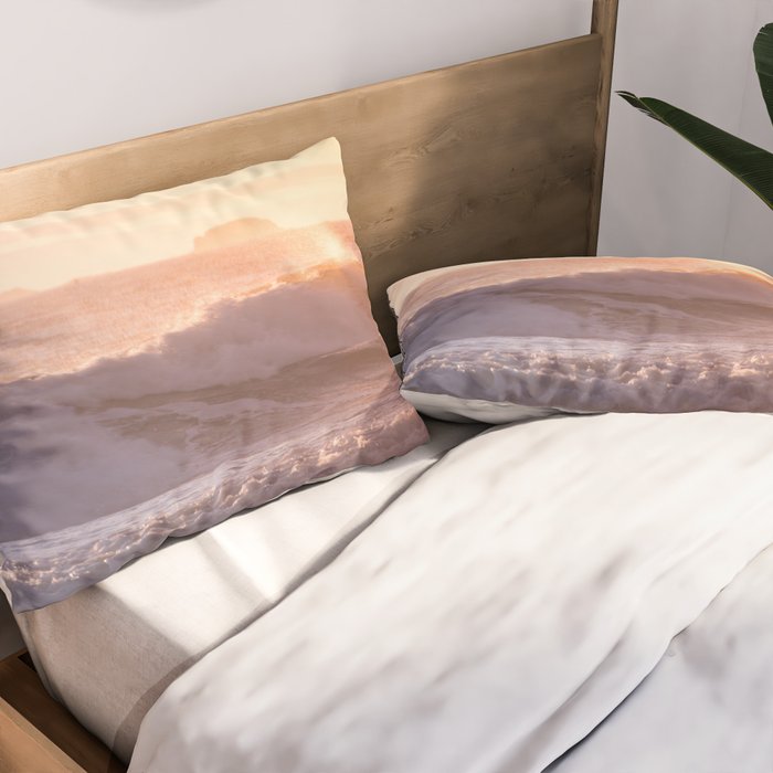 Ocean sunset Pillow Sham Gallery Image 2