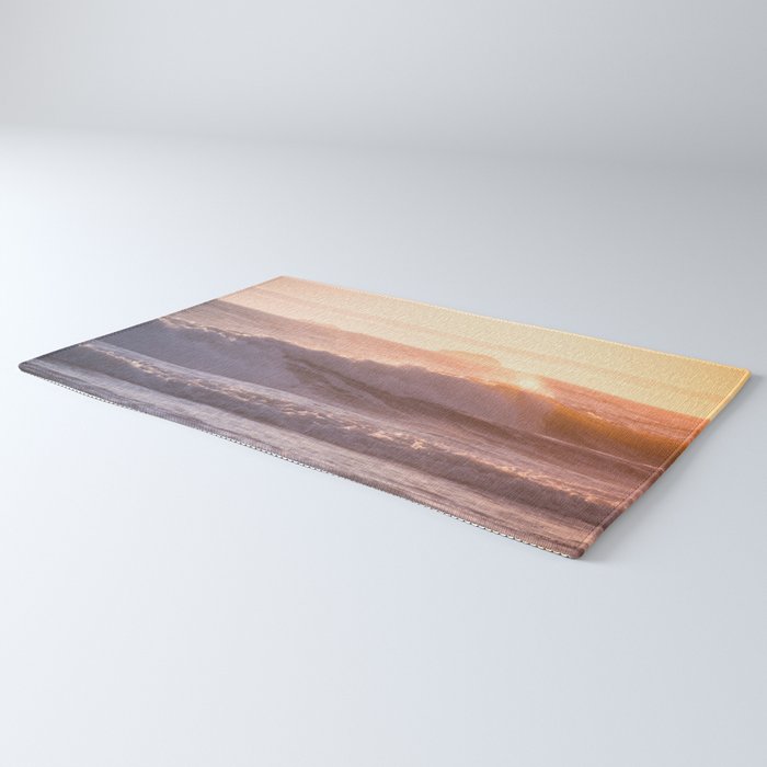Ocean sunset Rug Gallery Image 3