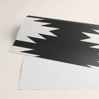 Geometric Southwestern Minimalism - Black and White Wrapping Paper Gallery Image 2