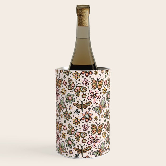 Spring Butterfly Print Wine Chiller Gallery Image 3