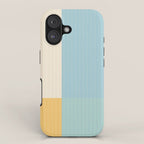 Color Block Line Abstract III Coastal Beachy iPhone Case Gallery Image 1