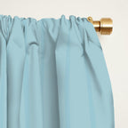 Color Block Line Abstract III Coastal Beachy Window Curtain Gallery Image 2