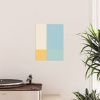 Color Block Line Abstract III Coastal Beachy Poster Gallery Image 2