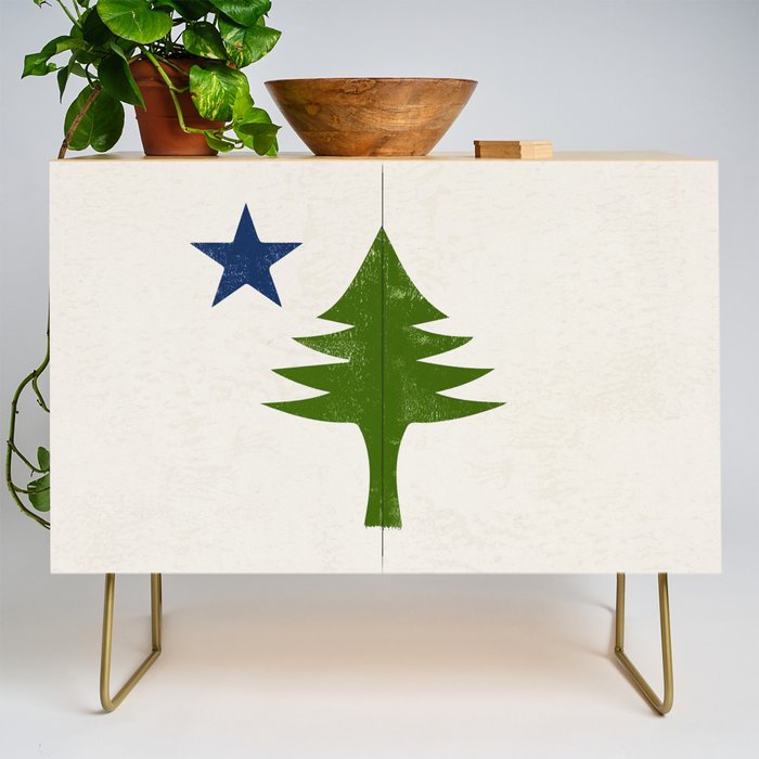 Original Maine Flag Credenza Gallery Image 1