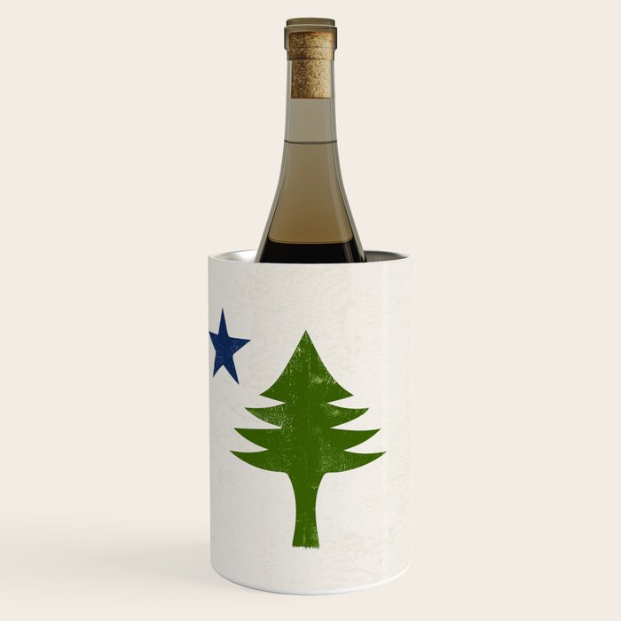 Original Maine Flag Wine Chiller Gallery Image 1