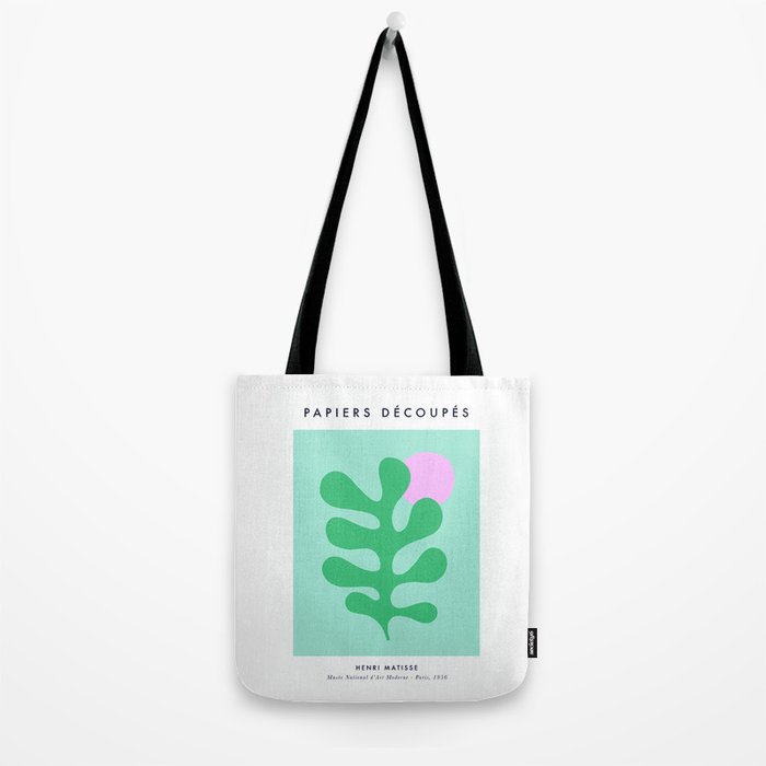 Matisse Poster 2. Leaf & Sun in Green & Pink Tote Bag Gallery Image 2