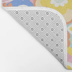 1970s Candy Floral Pattern Bath Mat Gallery Image 2