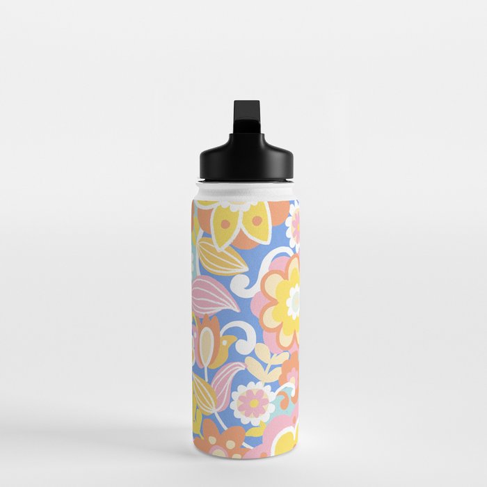 1970s Candy Floral Pattern Water Bottle Gallery Image 3