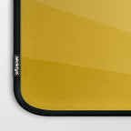 Geometric Triangles VIII Golden Yellow Laptop Sleeve Gallery Image 3