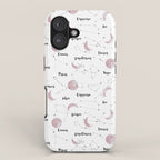 Pink Moon and Constellations iPhone Case Gallery Image 1