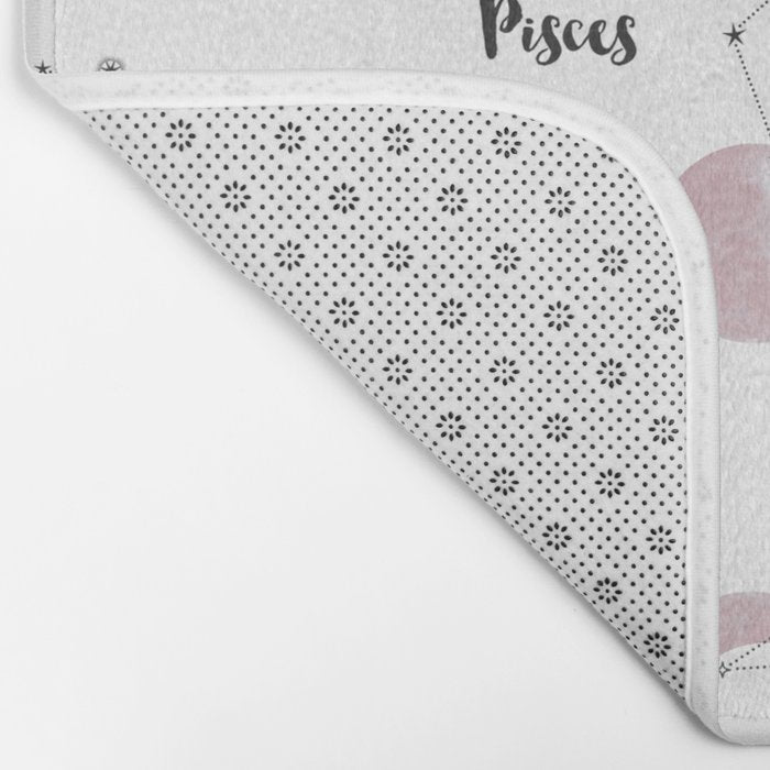 Pink Moon and Constellations Bath Mat Gallery Image 2