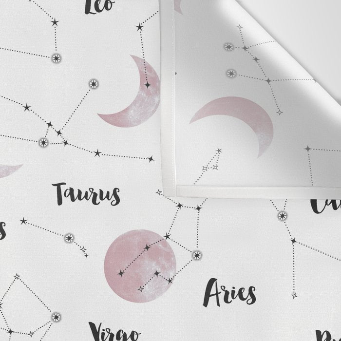 Pink Moon and Constellations Wall Tapestry Gallery Image 3