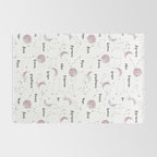 Pink Moon and Constellations Rug Gallery Image 2