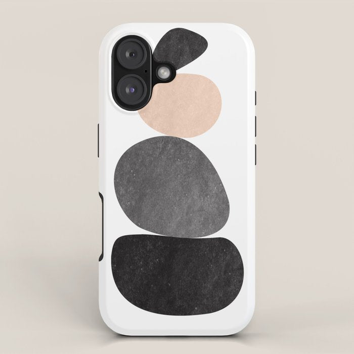 Peaceful, Zen, Balance, Geometric Art iPhone Case Gallery Image 1