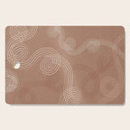 calming essentials loops Mocha Mousse Cutting Board Gallery Image 1