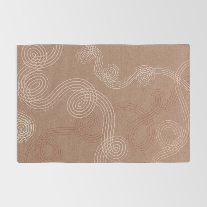 calming essentials loops Mocha Mousse Rug Gallery Image 2
