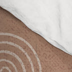 calming essentials loops Mocha Mousse Comforter Gallery Image 4