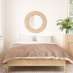 calming essentials loops Mocha Mousse Duvet Cover Gallery Image 3