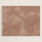 calming essentials loops Mocha Mousse Jigsaw Puzzle Gallery Image 1