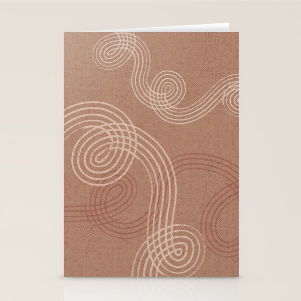calming essentials loops Mocha Mousse Stationery Card Gallery Image 2