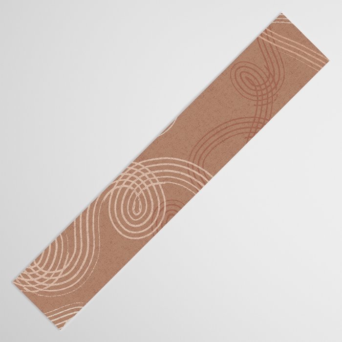 calming essentials loops Mocha Mousse Table Runner Gallery Image 3