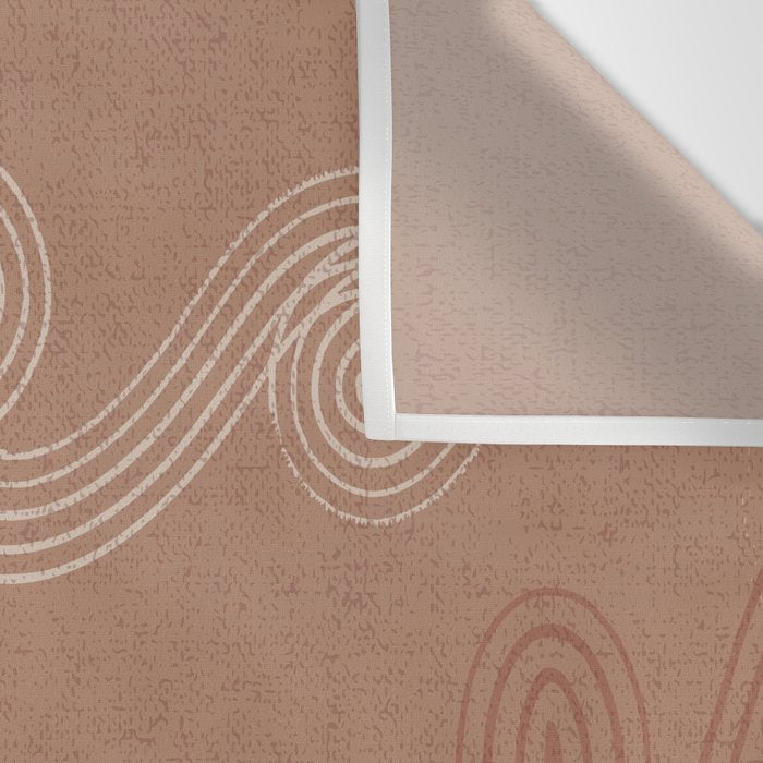 calming essentials loops Mocha Mousse Wall Tapestry Gallery Image 3