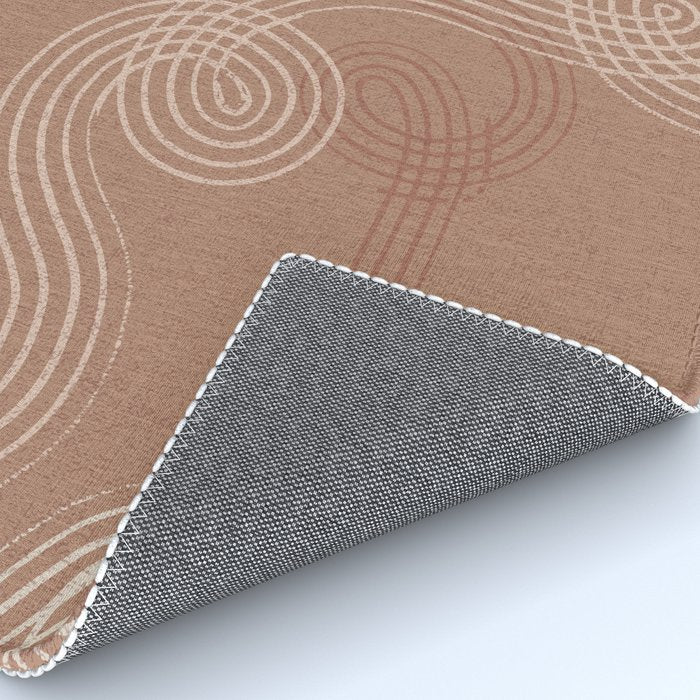 calming essentials loops Mocha Mousse Rug Gallery Image 4