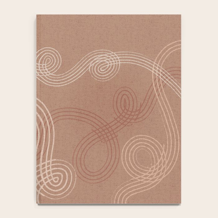 calming essentials loops Mocha Mousse Notebook Gallery Image 4