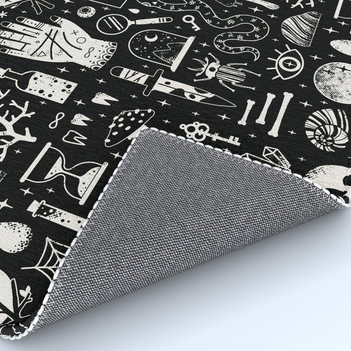 Curiosities: Bone Black Rug Gallery Image 4