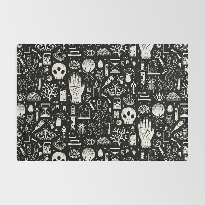 Curiosities: Bone Black Rug Gallery Image 2