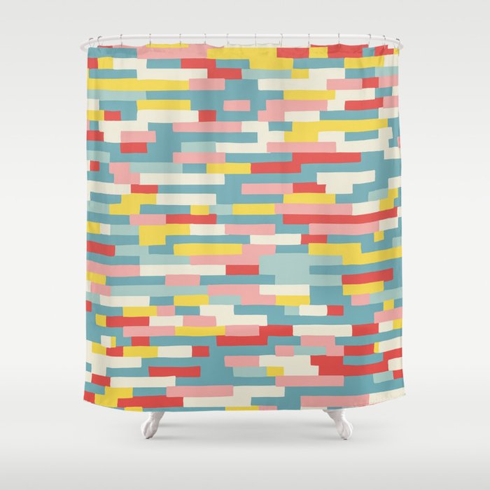 Bricks #5 Shower Curtain Gallery Image 1