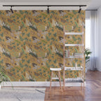 Bohemian Leafy Forest Wall Mural Gallery Image 1